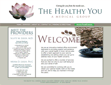 Tablet Screenshot of healthyyoumedical.com